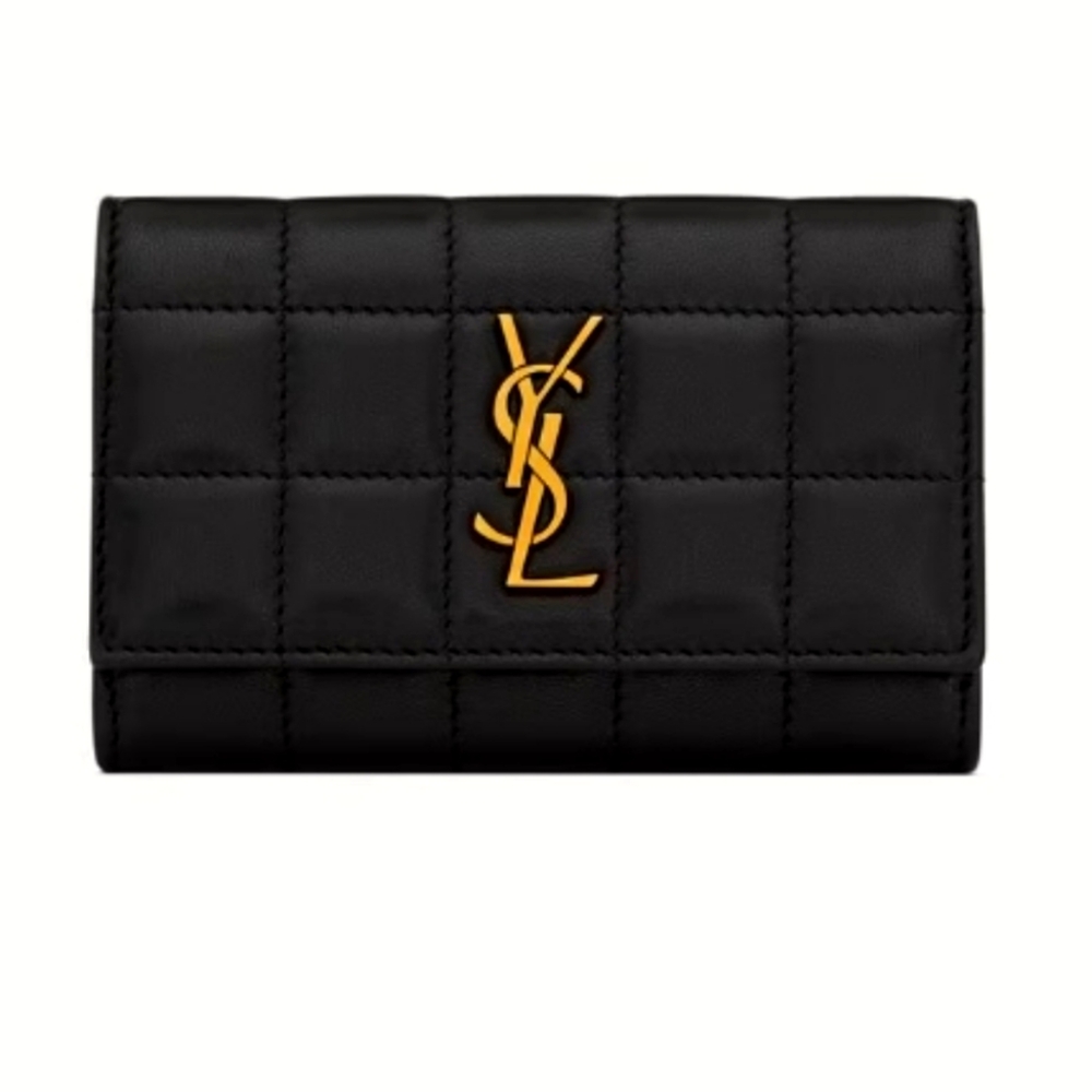 SAINT LAURENT Cassandre Carré Card Case